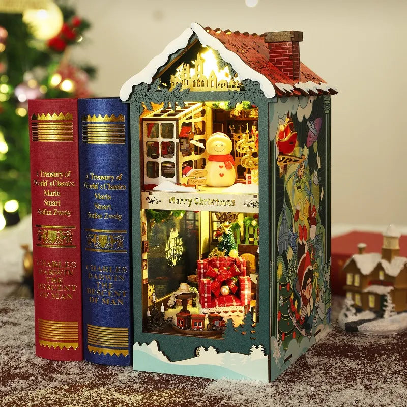 Booknook - Joyeux Noël | Diorama de Noël