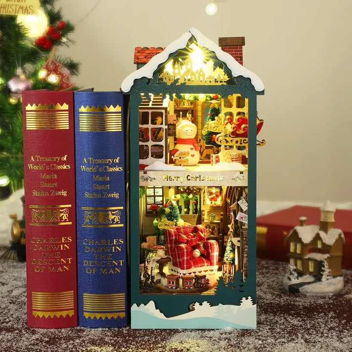 Booknook - Joyeux Noël | Diorama de Noël