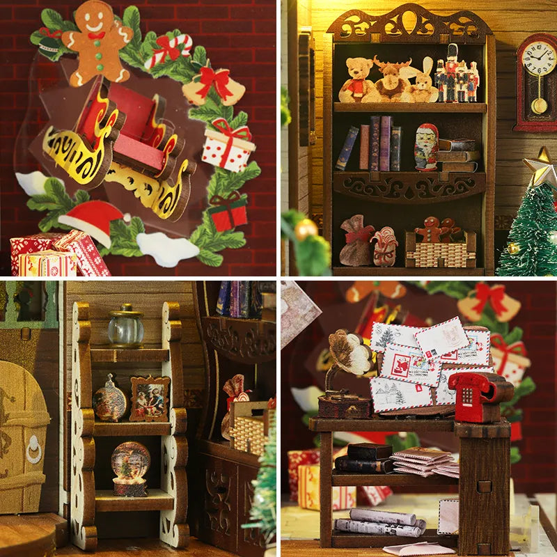Booknook - Joyeux Noël | Diorama de Noël