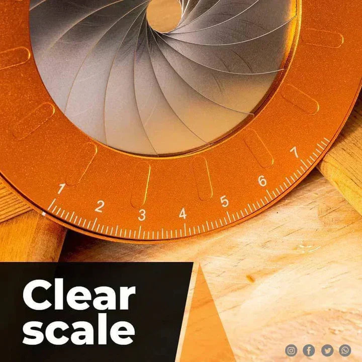 SpinDraw - Outil réglable pour dessiner des cercles