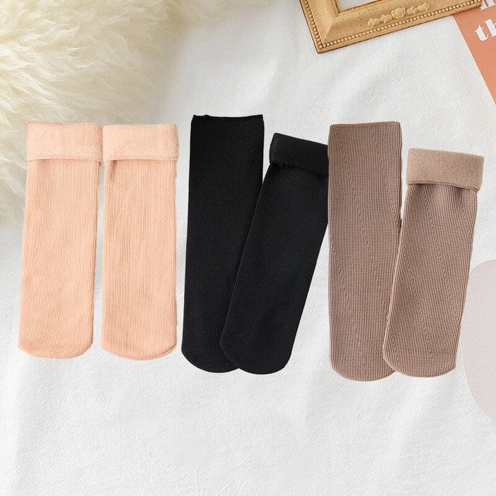 4+4 GRATUIT | CloudWarm - Chaussettes d'hiver en velours doux avec renfort