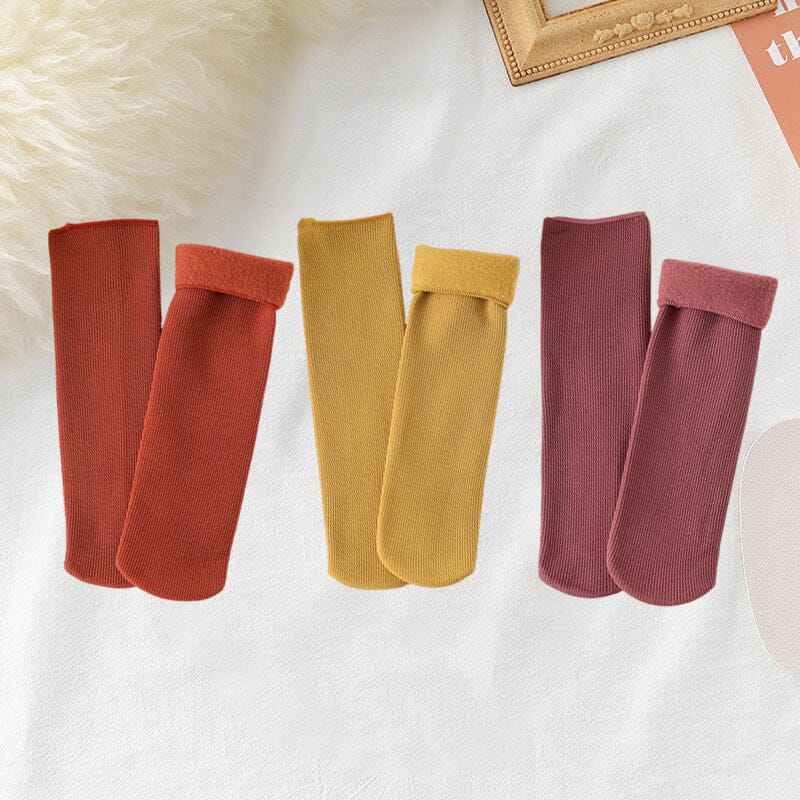 4+4 GRATUIT | CloudWarm - Chaussettes d'hiver en velours doux avec renfort