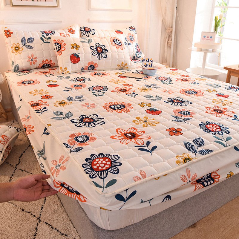 CushioLux - Housse de matelas en soie respirante