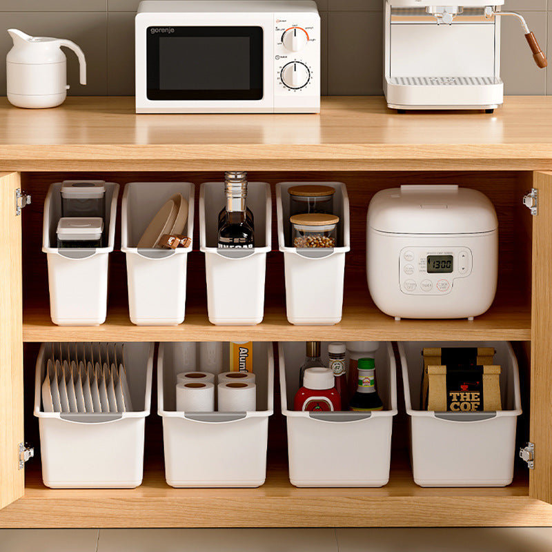 Orgalina Panier de rangement 2 pièces | Gain de place & Multifonctionnel | Design moderne en plastique