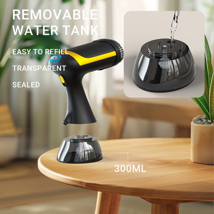 SteamaryGo Fer à repasser à vapeur de voyage 1500 W | Compact & Léger | Chauffage rapide | Pour tous les types de tissus