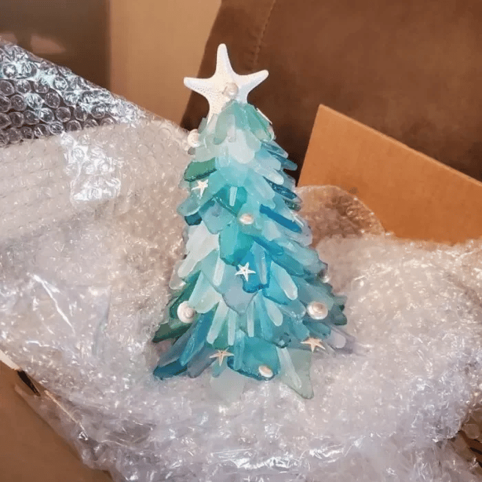 CoastGlow™ – Arbre décoratif en verre de mer