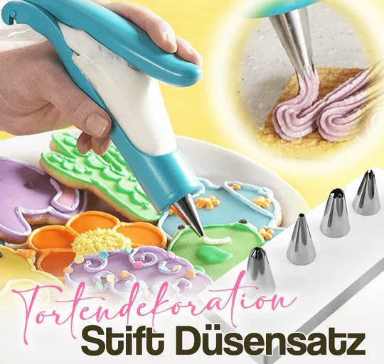 CakeArt – Stylo de décoration de gâteaux et ensemble de douilles