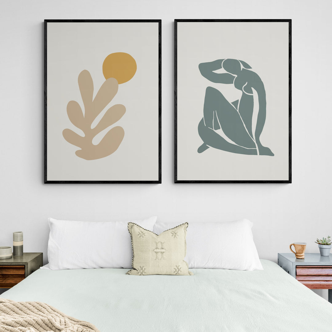 Ensemble d’Affiches Art Matisse Nu Corail