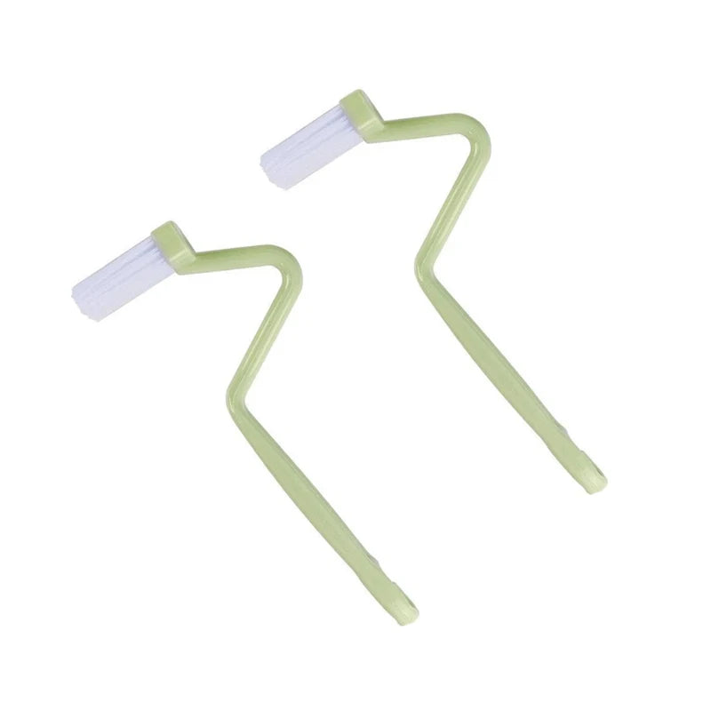 Ensemble de brosses de toilettes Cleanora Curve | en S et gain de place | 1+1 gratuit | Avec crochet de suspension