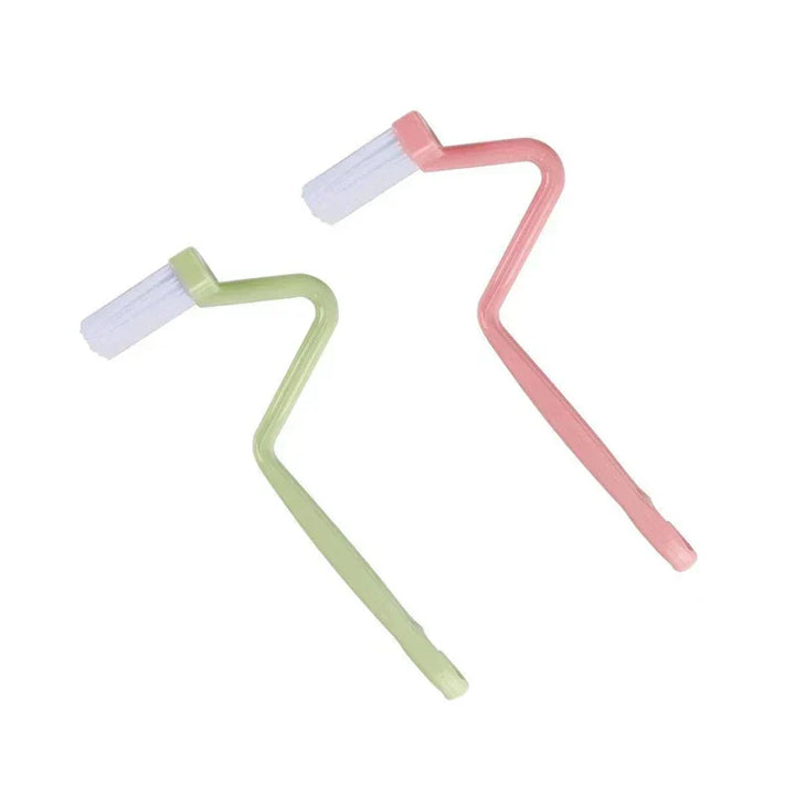 Ensemble de brosses de toilettes Cleanora Curve | en S et gain de place | 1+1 gratuit | Avec crochet de suspension