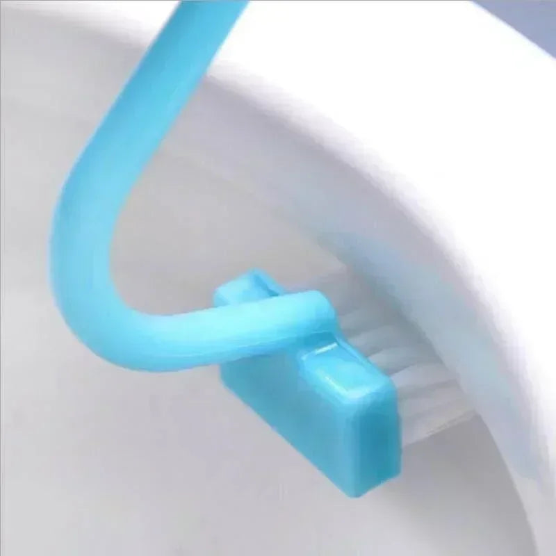 Ensemble de brosses de toilettes Cleanora Curve | en S et gain de place | 1+1 gratuit | Avec crochet de suspension