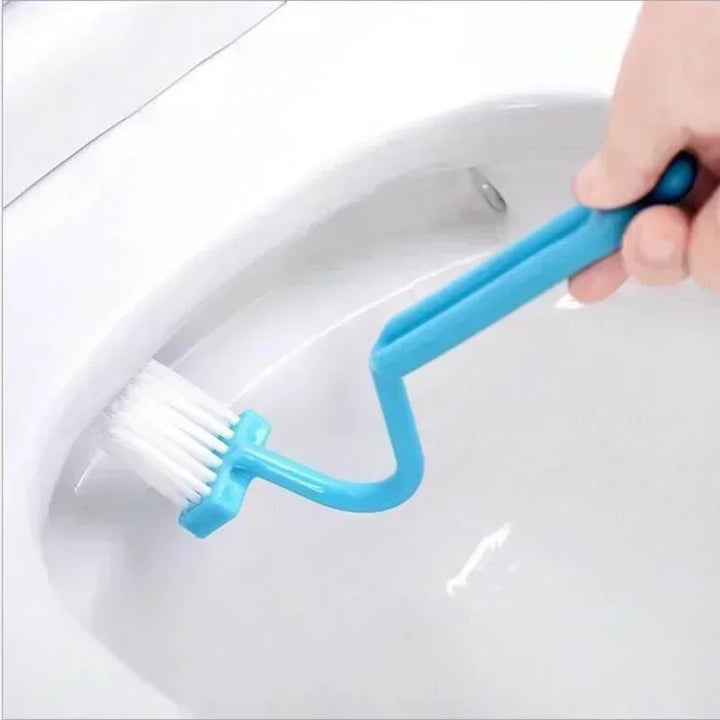 Ensemble de brosses de toilettes Cleanora Curve | en S et gain de place | 1+1 gratuit | Avec crochet de suspension