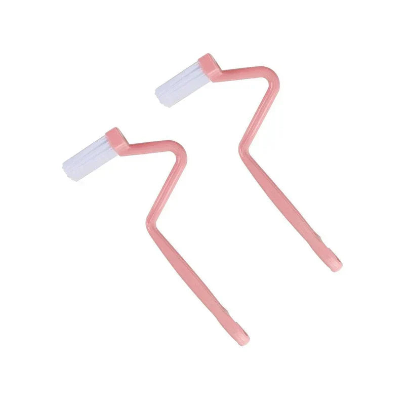 Ensemble de brosses de toilettes Cleanora Curve | en S et gain de place | 1+1 gratuit | Avec crochet de suspension