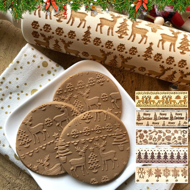 ChristmasRoller™ - Rouleau à pâtisserie de Noël pour biscuits [Dernier jour de réduction]
