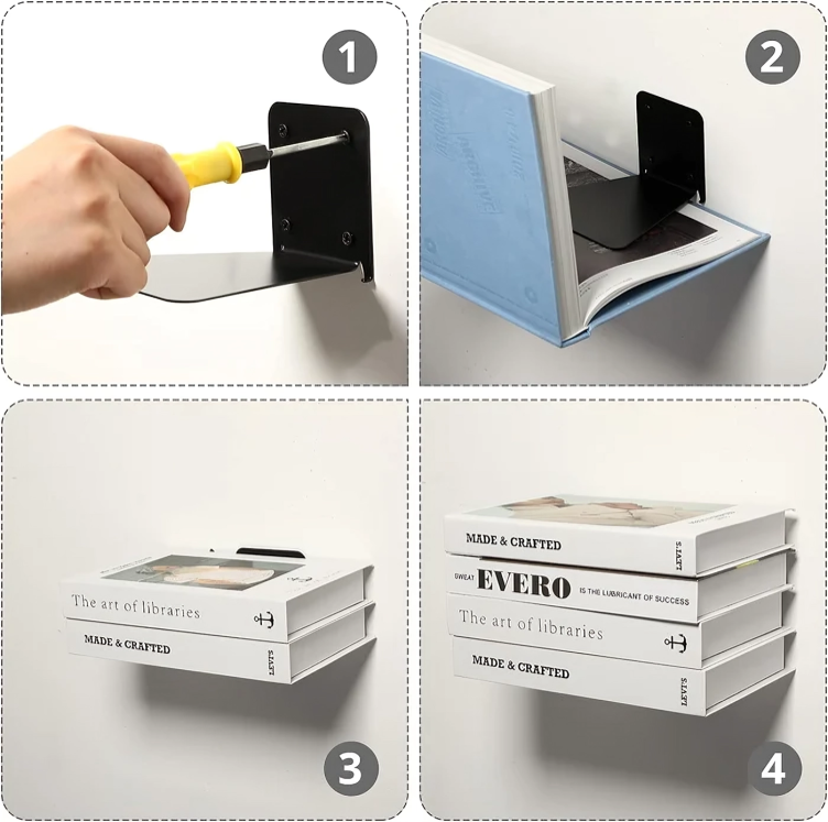 1+1 GRATUIT | FloatyBooks - Étagères invisibles flottantes