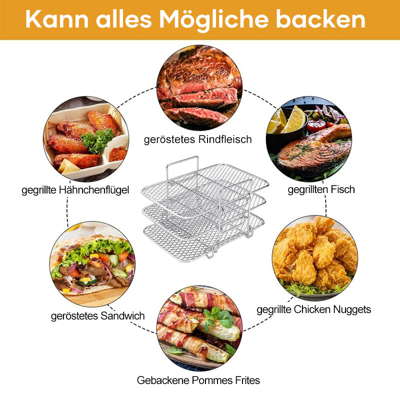SteelStack - Gril en acier inoxydable multicouche