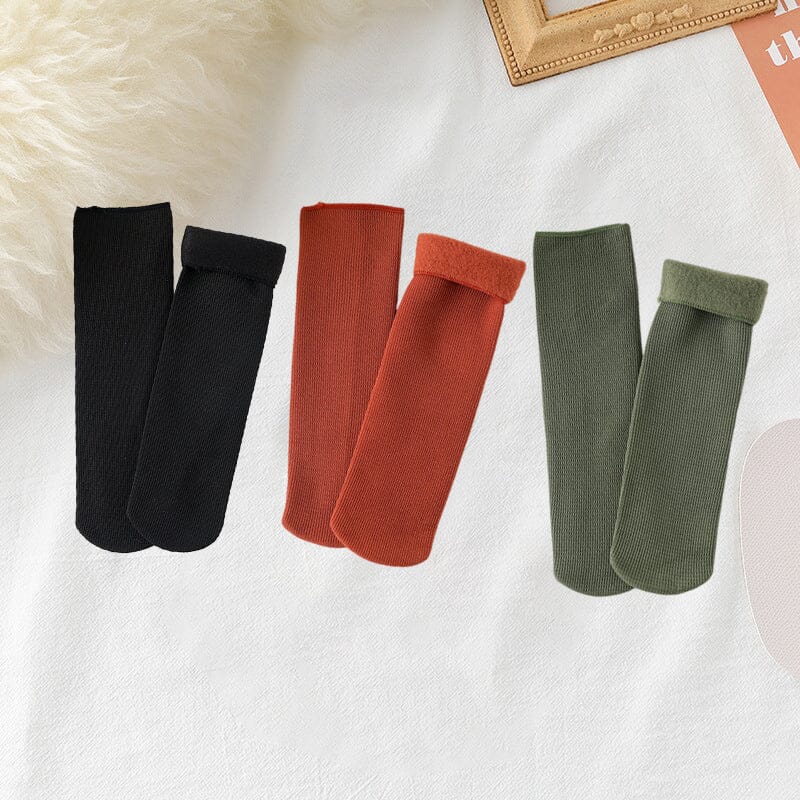 4+4 GRATUIT | CloudWarm - Chaussettes d'hiver en velours doux avec renfort