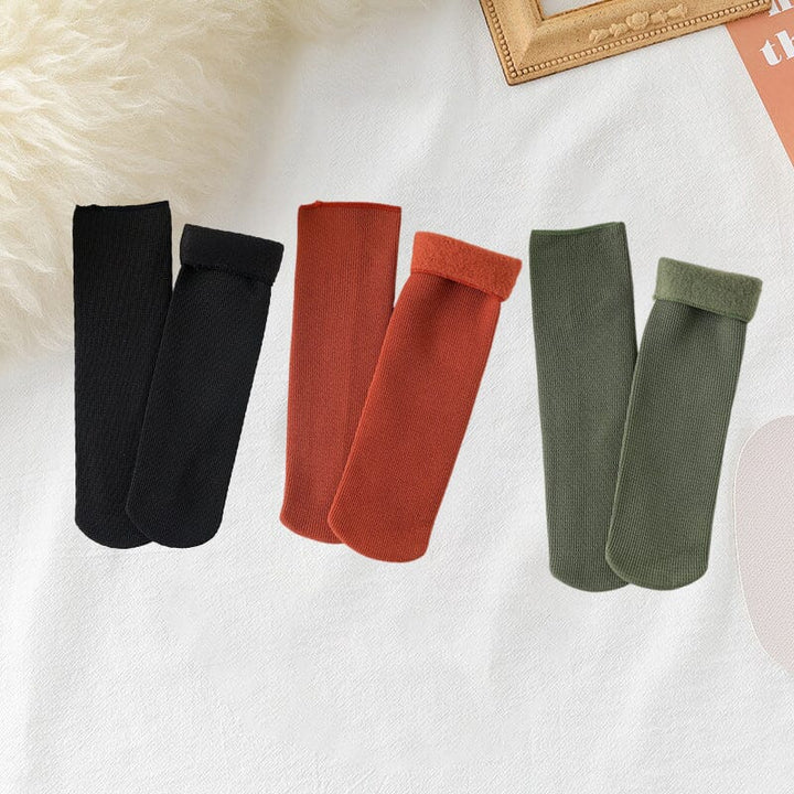 4+4 GRATUIT | CloudWarm - Chaussettes d'hiver en velours doux avec renfort