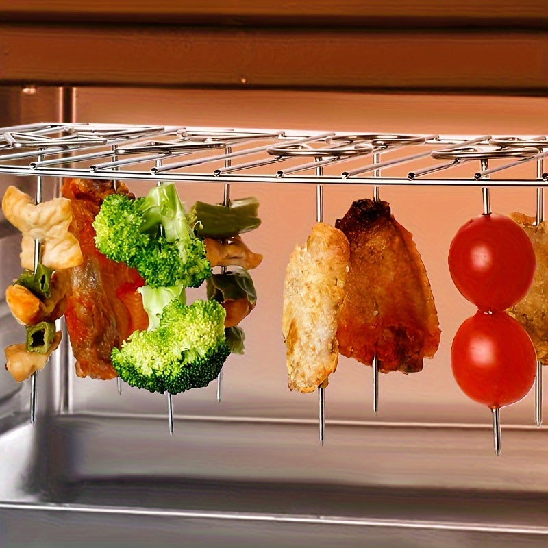 5+5 GRATUIT | GrillElevate – Les brochettes en acier inoxydable pour un barbecue uniforme et parfait