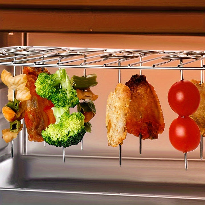 5+5 GRATUIT | GrillElevate – Les brochettes en acier inoxydable pour un barbecue uniforme et parfait