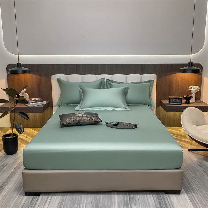 CottonLuxe Housse de Matelas | 100 % Coton | Respirant & Amical pour la Peau | Ajustement Parfait avec Élastique Tout Autour