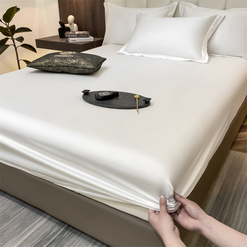 CottonLuxe Housse de Matelas | 100 % Coton | Respirant & Amical pour la Peau | Ajustement Parfait avec Élastique Tout Autour