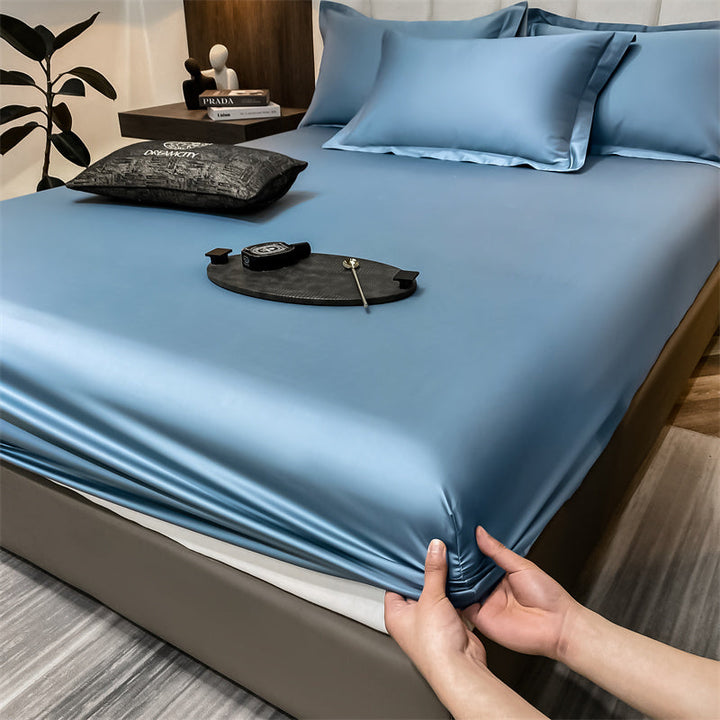 CottonLuxe Housse de Matelas | 100 % Coton | Respirant & Amical pour la Peau | Ajustement Parfait avec Élastique Tout Autour