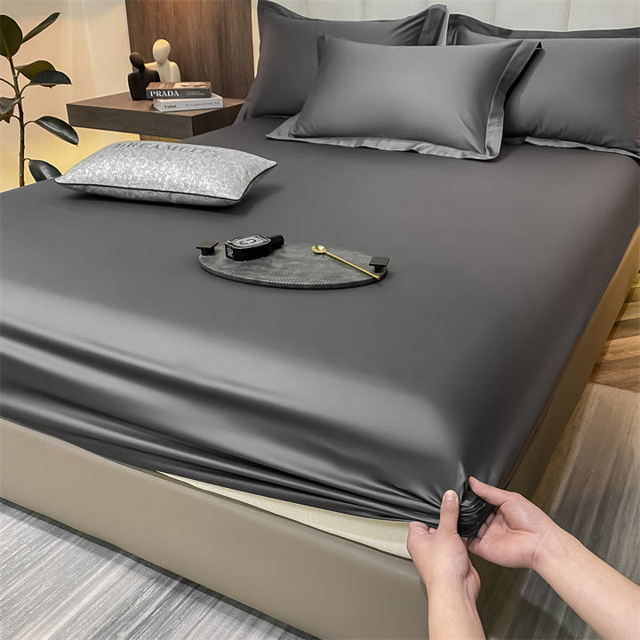 CottonLuxe Housse de Matelas | 100 % Coton | Respirant & Amical pour la Peau | Ajustement Parfait avec Élastique Tout Autour