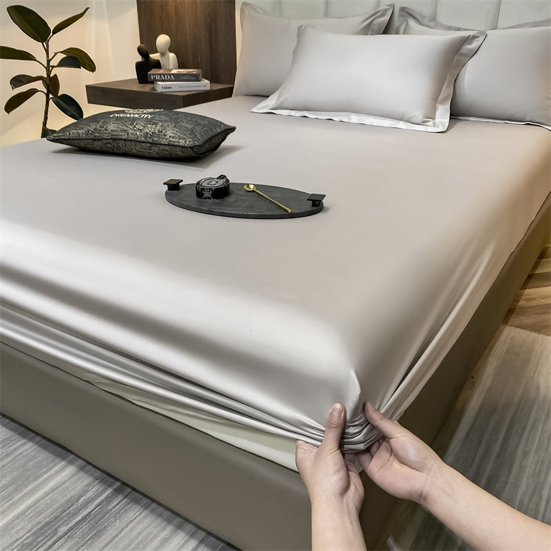 CottonLuxe Housse de Matelas | 100 % Coton | Respirant & Amical pour la Peau | Ajustement Parfait avec Élastique Tout Autour