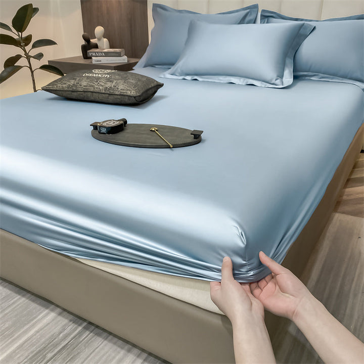 CottonLuxe Housse de Matelas | 100 % Coton | Respirant & Amical pour la Peau | Ajustement Parfait avec Élastique Tout Autour