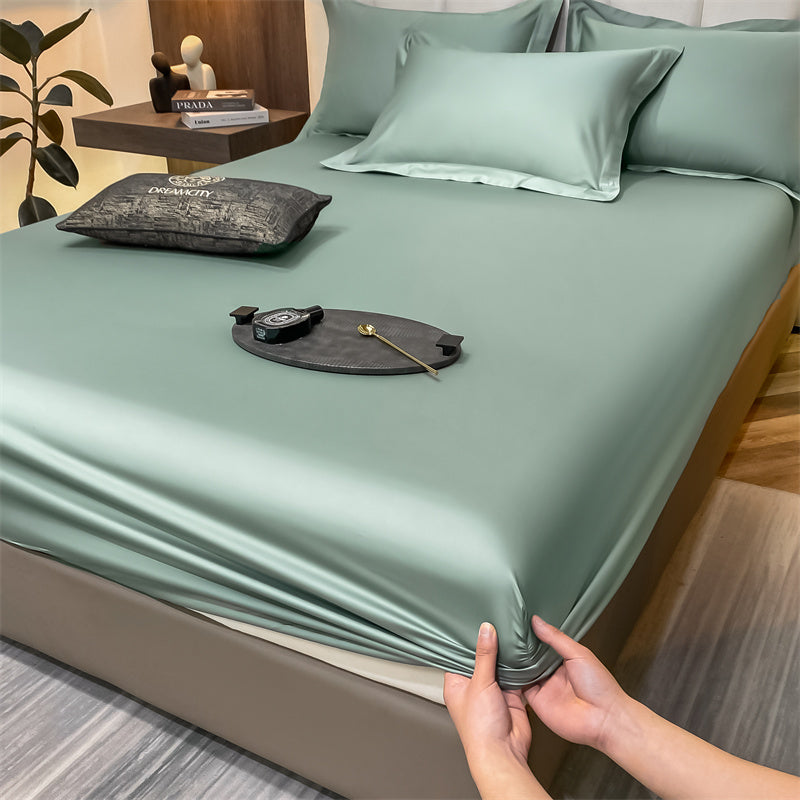CottonLuxe Housse de Matelas | 100 % Coton | Respirant & Amical pour la Peau | Ajustement Parfait avec Élastique Tout Autour