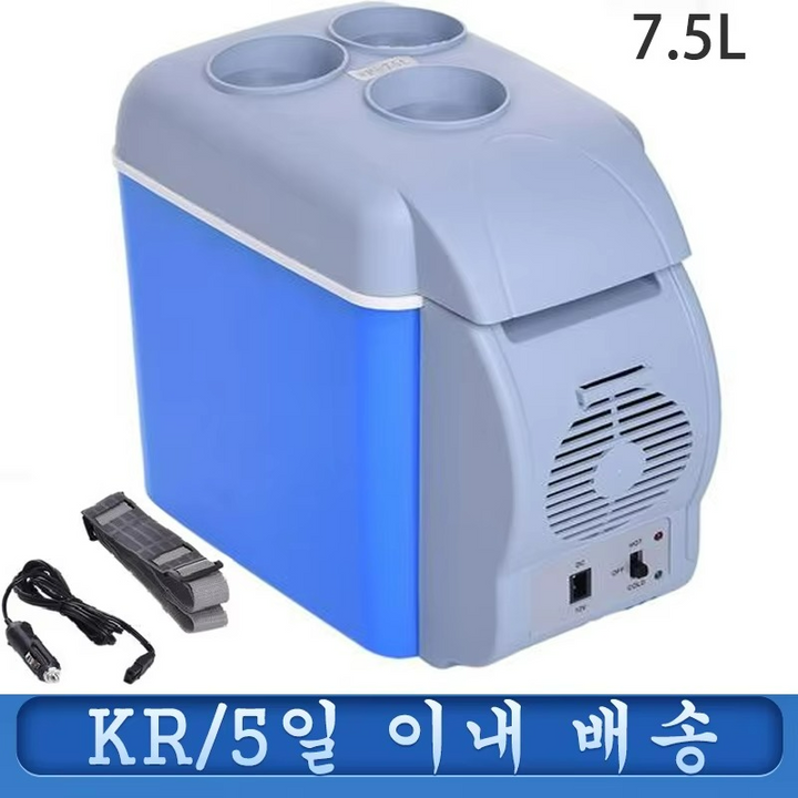 ThermiGo Mini Boîte de Réfrigération & de Chauffage | Capacité de 6L | Pour Voiture & Maison | Noir