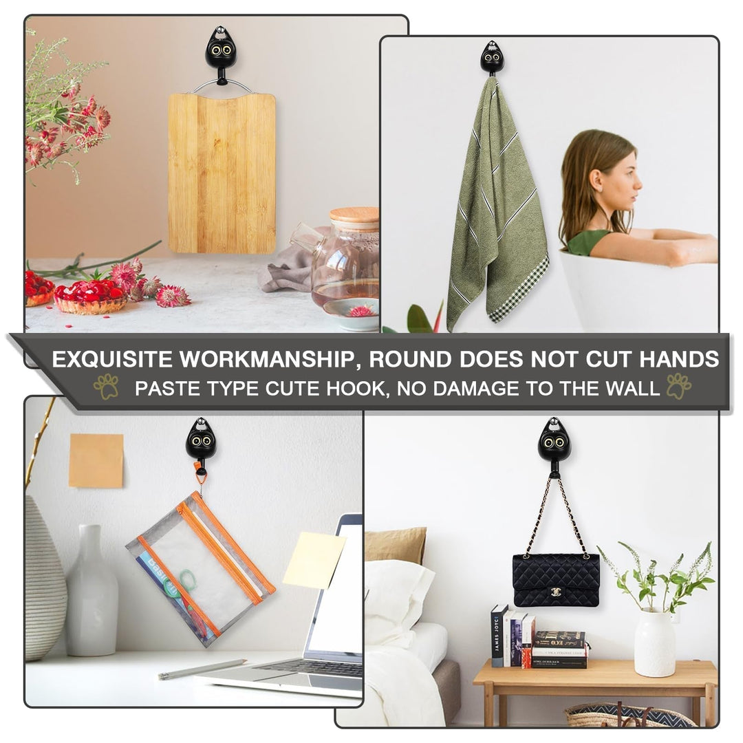 1+1 GRATUIT | PawHook – Jolis crochets en forme de chat pour plus d'ordre !