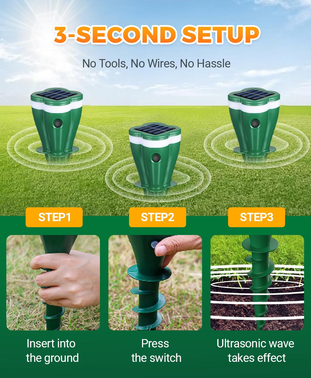 1+1 GRATUIT | VibraGreen – Calme pour votre jardin