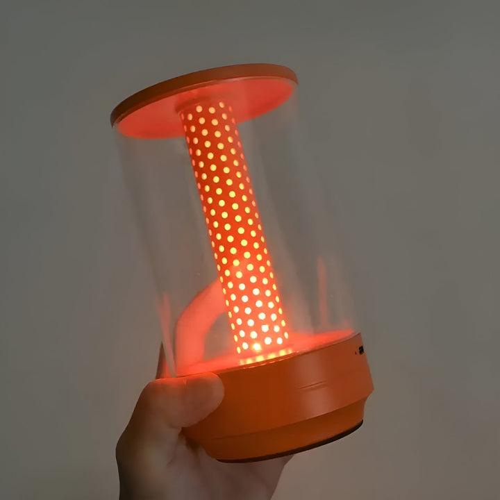 Lampe de table LED LumiHex | 3 modes de lumière & contrôle tactile | Modulaire & rechargeable | Noir/Gris/Or/Orange