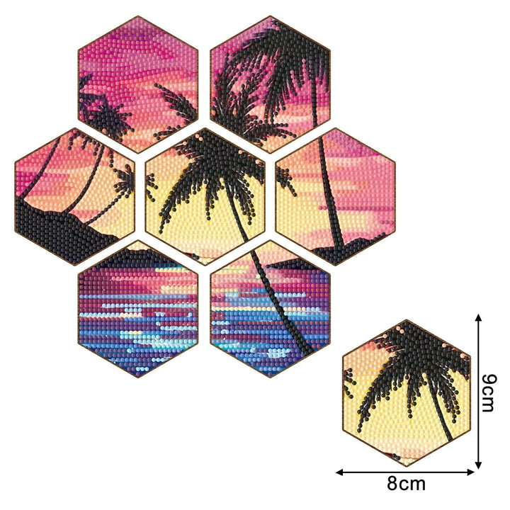 GlossHoneycomb – Dessous de verre artistiques pour embellir votre décoration intérieure