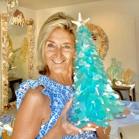 CoastGlow™ – Arbre décoratif en verre de mer