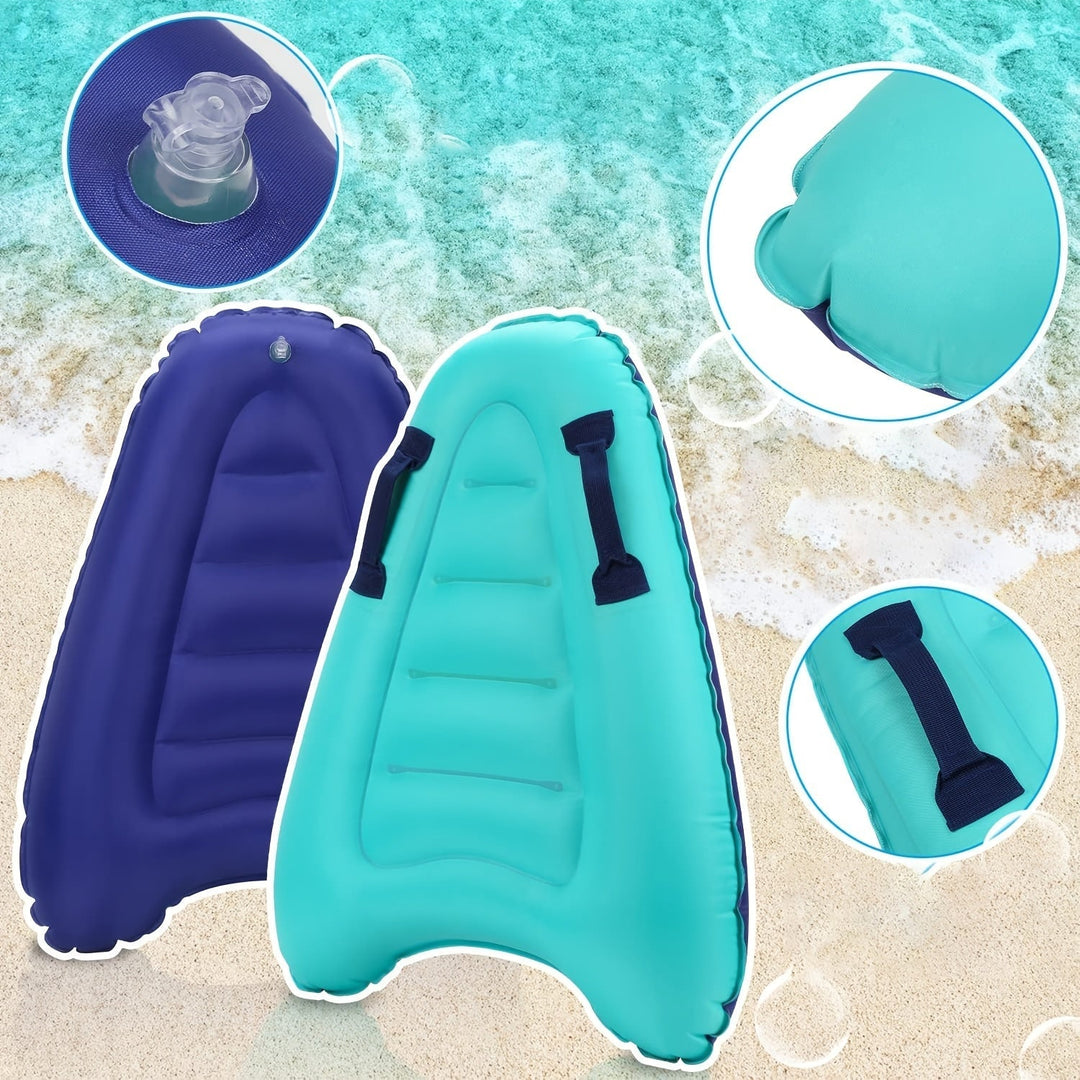Planche de natation gonflable Aqualoop Flow | Légère & Robuste | Avec poignées | 67×53×13 cm
