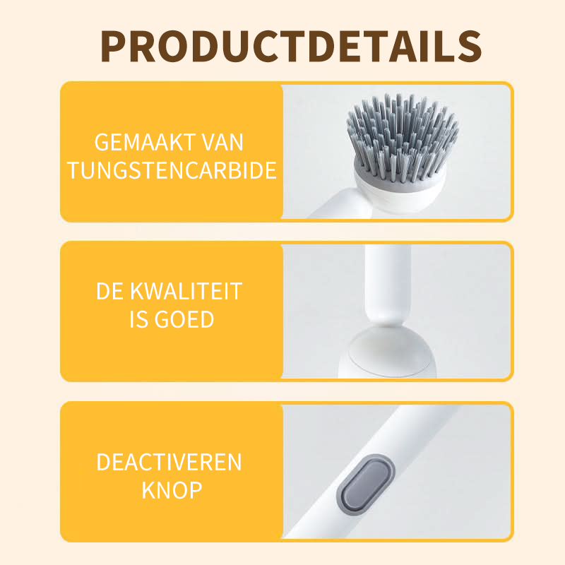 2+1 GRATUIT | 360Scrub – Brosse à vaisselle avec long manche et tête rotative