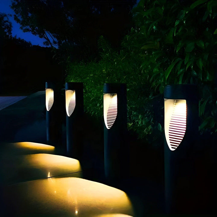 Lampe de jardin solaire Solvara Cylindre | Lumière chaude | Étanche & Sans fil | Contrôle tactile