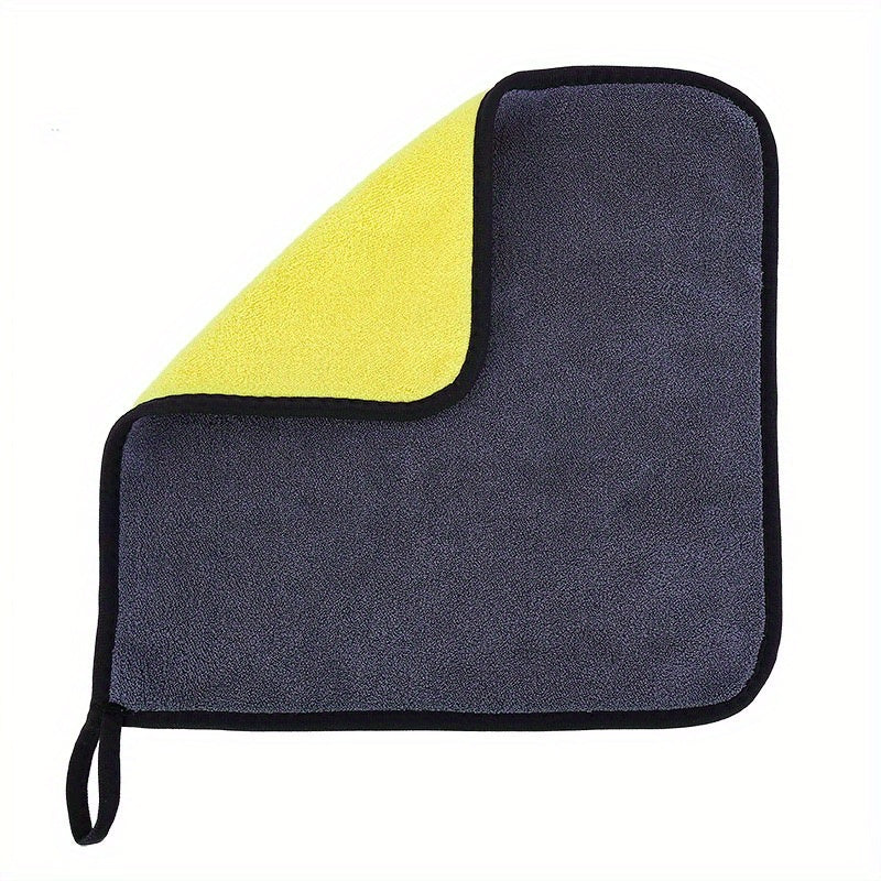 AutoFlair Chiffon en Microfibre pour Voiture | Double Face & Sans Rayures | Ultra Absorbant | Fleece Corail