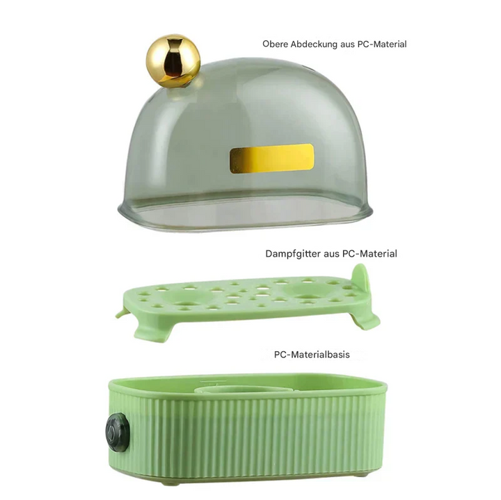 Cuisinier à œufs vintage Boilino Duo | Pour 2 œufs | Arrêt automatique | Compact & Élégant