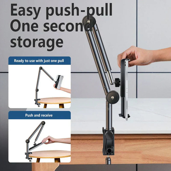 TechHold - Support stable pour tablette et téléphone en aluminium