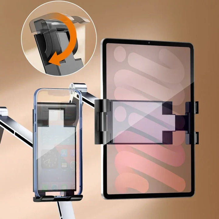 TechHold - Support stable pour tablette et téléphone en aluminium