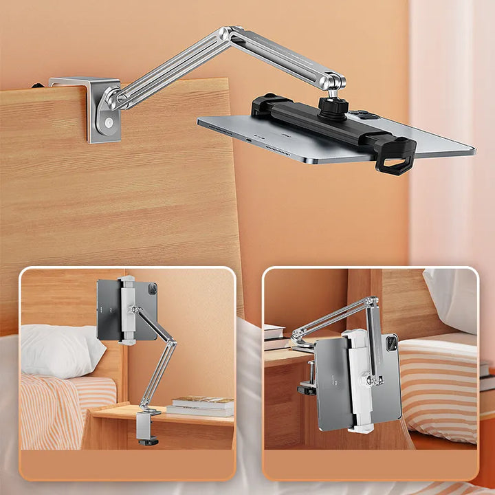 TechHold - Support stable pour tablette et téléphone en aluminium