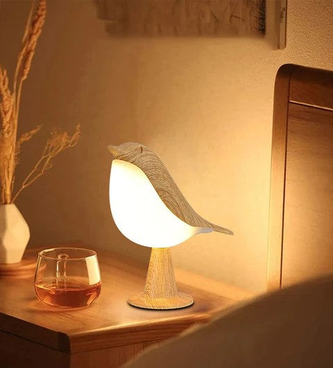 Lampe de nuit à douce lueur en forme d’oiseau