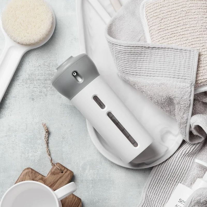 JetSetGo – Distributeur 4-en-1 pour un voyage sans effort !