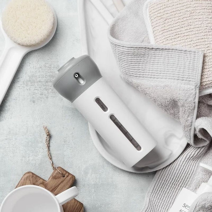 JetSetGo – Distributeur 4-en-1 pour un voyage sans effort !