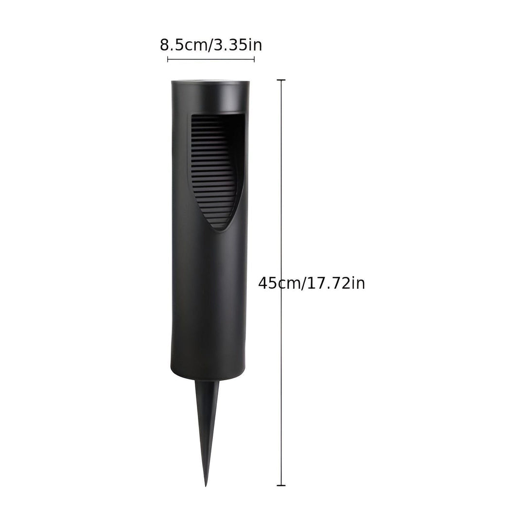 Lampe de jardin solaire Solvara Cylindre | Lumière chaude | Étanche & Sans fil | Contrôle tactile