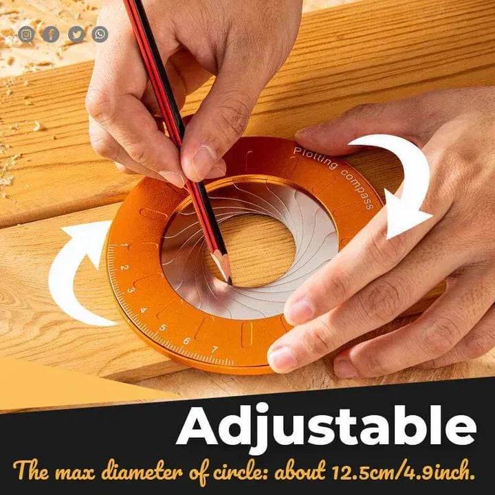 CircleMaster | Outil de dessin de cercles ajustable
